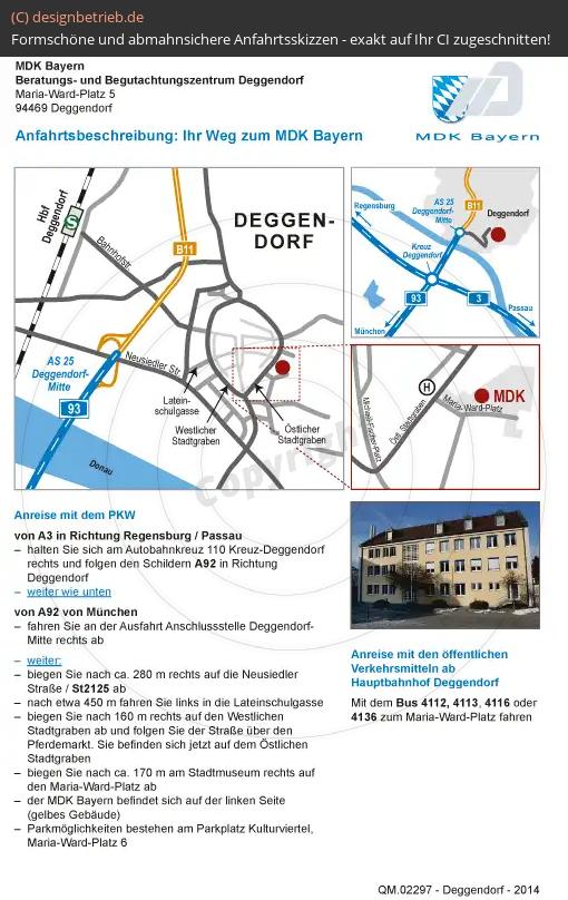 (263) Anfahrtsskizze Deggendorf