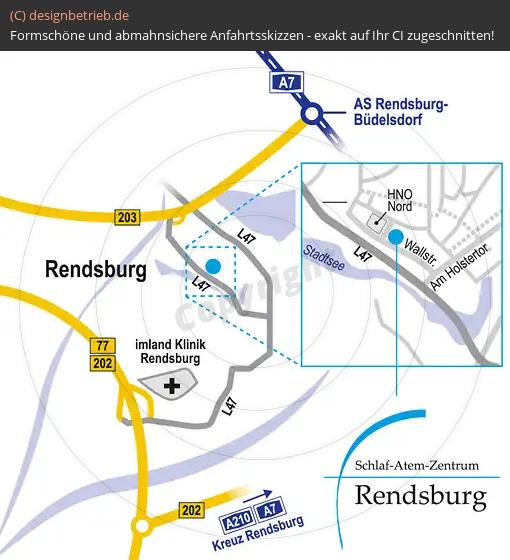 (279) Anfahrtsskizze Rendsburg