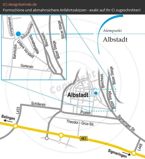 Anfahrtsskizze Albstadt Löwenstein Medical GmbH & Co. KG