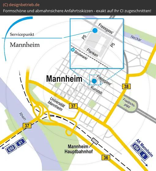 (370) Anfahrtsskizze Mannheim P5