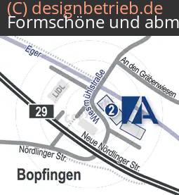 Anfahrtsskizze Bopfingen Wiesmühlstraße Arnold GmbH