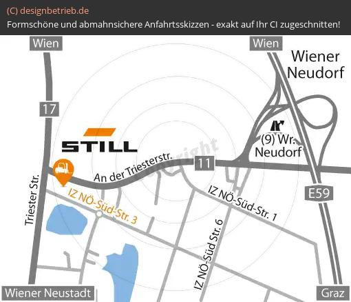 (404) Anfahrtsskizze Wien Übersichtskarte