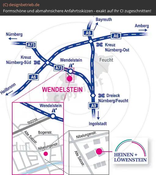 (414) Anfahrtsskizze Wendelstein