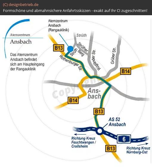 Anfahrtsskizze Ansbach Löwenstein Medical GmbH & Co. KG