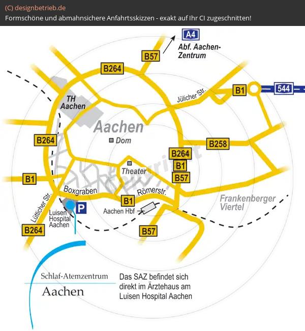 (44) Anfahrtsskizze Aachen