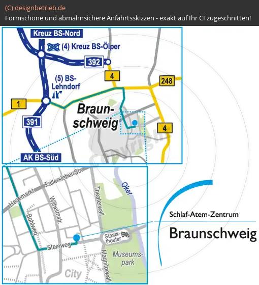 (545) Anfahrtsskizze Braunschweig