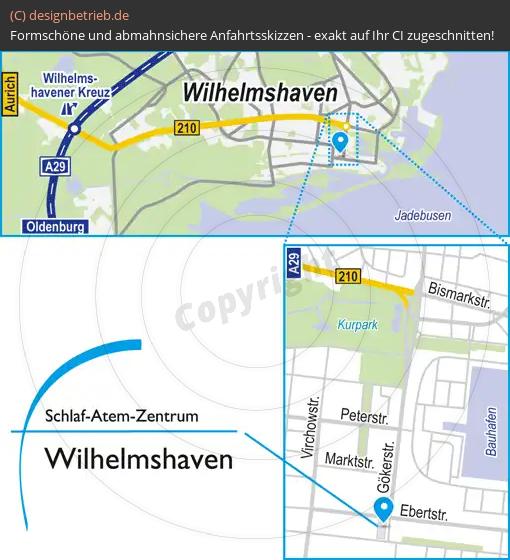 (576) Anfahrtsskizze Wilhelmshaven
