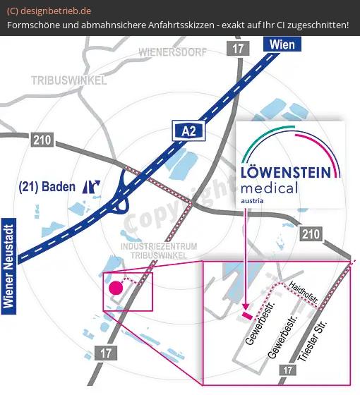 (587) Anfahrtsskizze Baden (Österreich) Niederlassung Baden (Österreich) | Löwenstein Medical GmbH & Co. KG