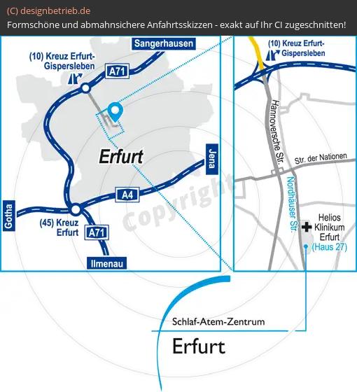 (620) Anfahrtsskizze Erfurt