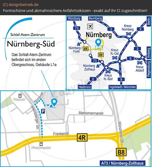 (650) Anfahrtsskizze Nürnberg