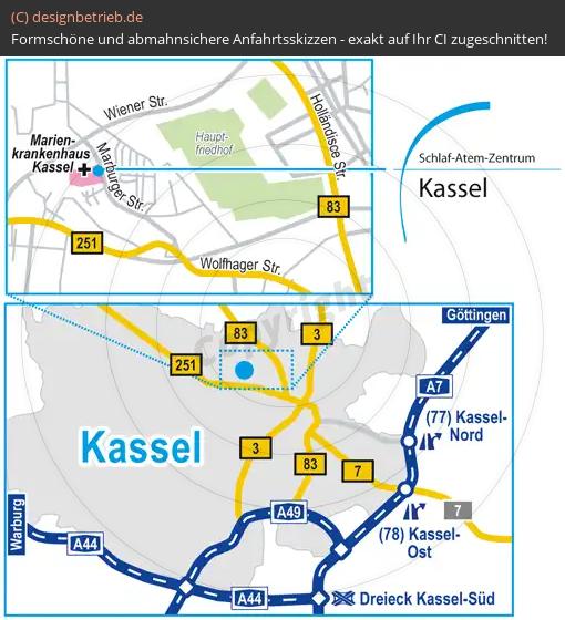 (677) Anfahrtsskizze Kassel