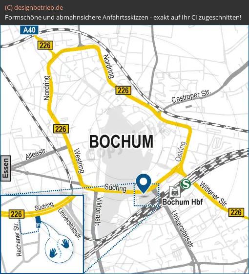 (704) Anfahrtsskizze Bochum