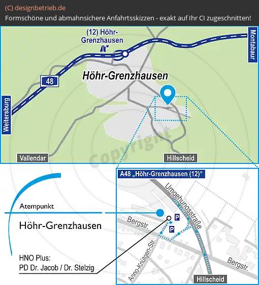 (724) Anfahrtsskizze Höhr-Grenzausen