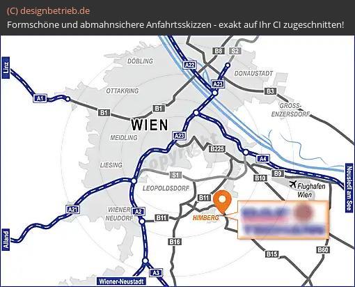 Anfahrtsskizze Himberg Standort Himberg bei Wien | Tschann Bayern GmbH