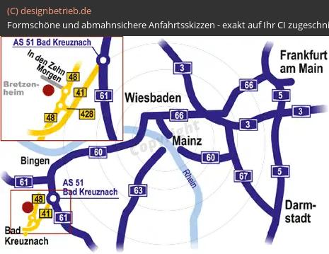Anfahrtsskizze Bretzenheim / Bad-Kreuznach BUSCH MICROSYSTEMS CONSULT GMBH
