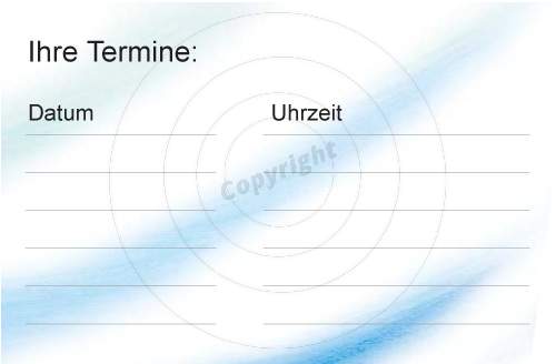 Visitenkarte gestalten Beispiel Rückseite A. M. A.