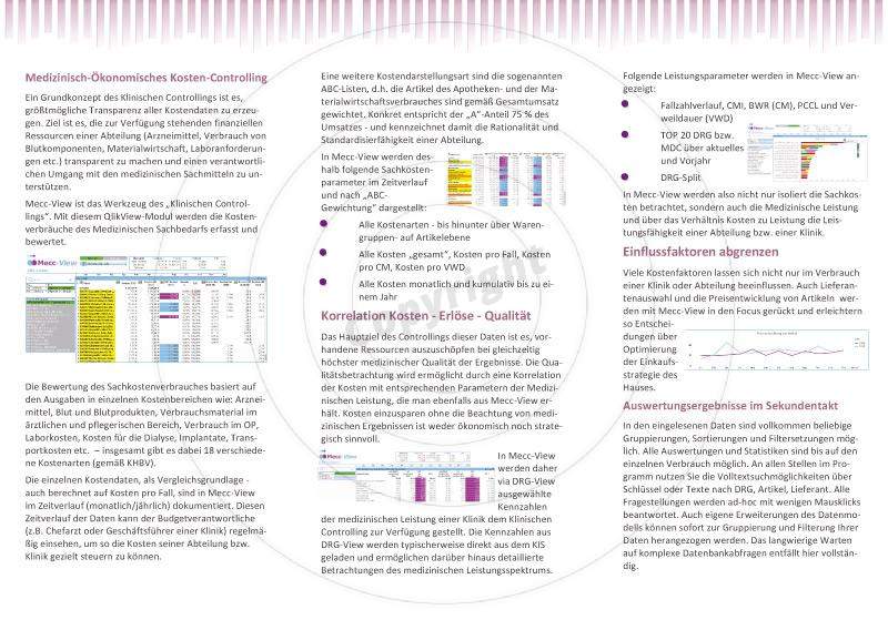 Faltblatt gestalten Innenseiten Beispiel Transact - Gesellschaft für Software & Analyse mbH