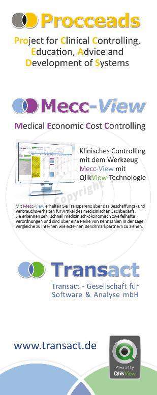 Roll-Ups / Displays gestalten Beispiel Transact - Gesellschaft für Software & Analyse mbH