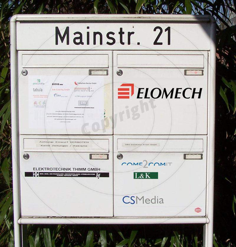 Schilder / Beschilderungen gestalten Beispiel L&K GmbH
