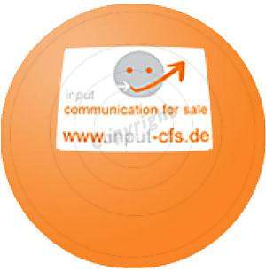 Werbeartikel und diverse Printmedien gestalten Beispiel input communication for sale