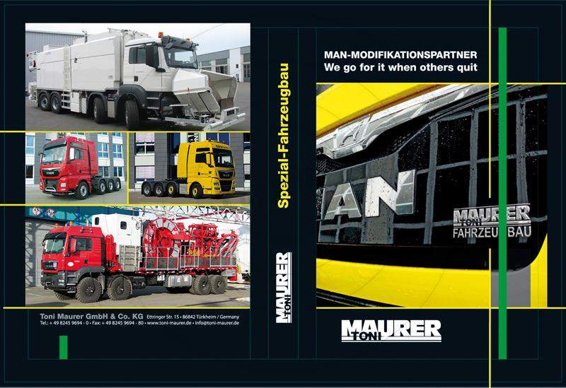 Werbeartikel und diverse Printmedien gestalten Beispiel Toni Maurer GmbH & Co. KG