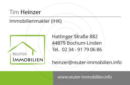 Visitenkarte gestalten Vorderseite Beispiel Tim R. - Immobilien