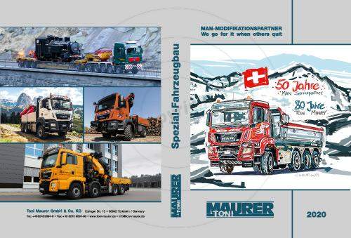 Werbeartikel und diverse Printmedien gestalten Beispiel Toni Maurer GmbH & Co. KG
