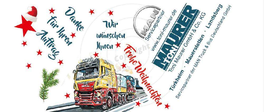 Werbeartikel und diverse Printmedien gestalten Beispiel Toni Maurer GmbH & Co. KG
