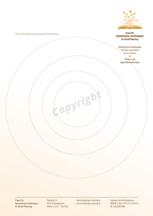 Briefbogen gestalten Beispiel Dr. N. Robering