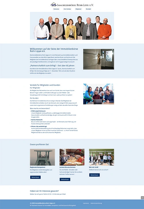 Webagentur Essen launcht immobilienboerse-ruhr-lippe.de